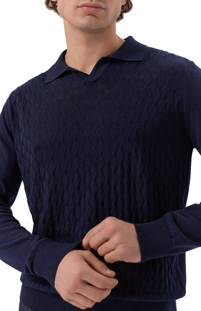 Шерстяное поло CORNELIANI, арт. 26M563-2625199, фото 5