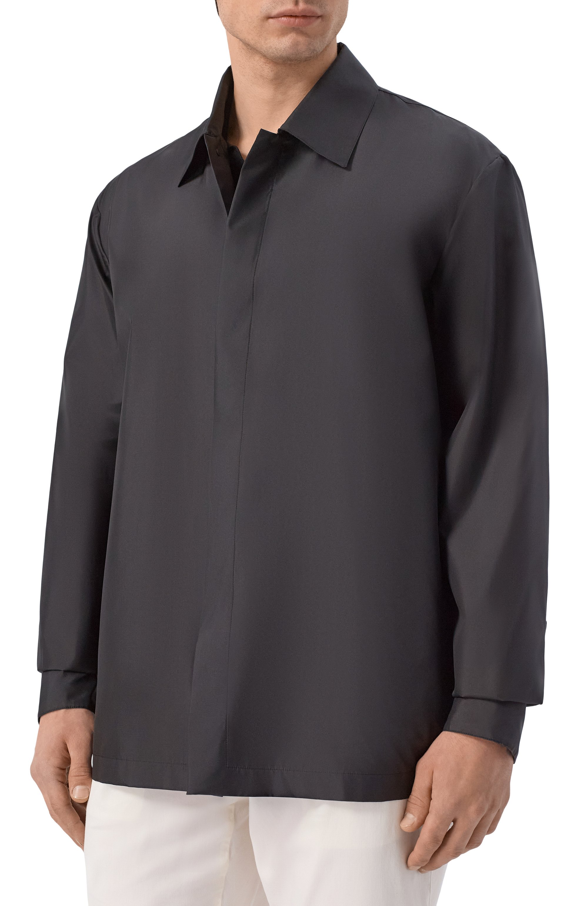 Шелковая куртка-рубашка MVST, арт. M26.2PM.B007/F020, фото 3