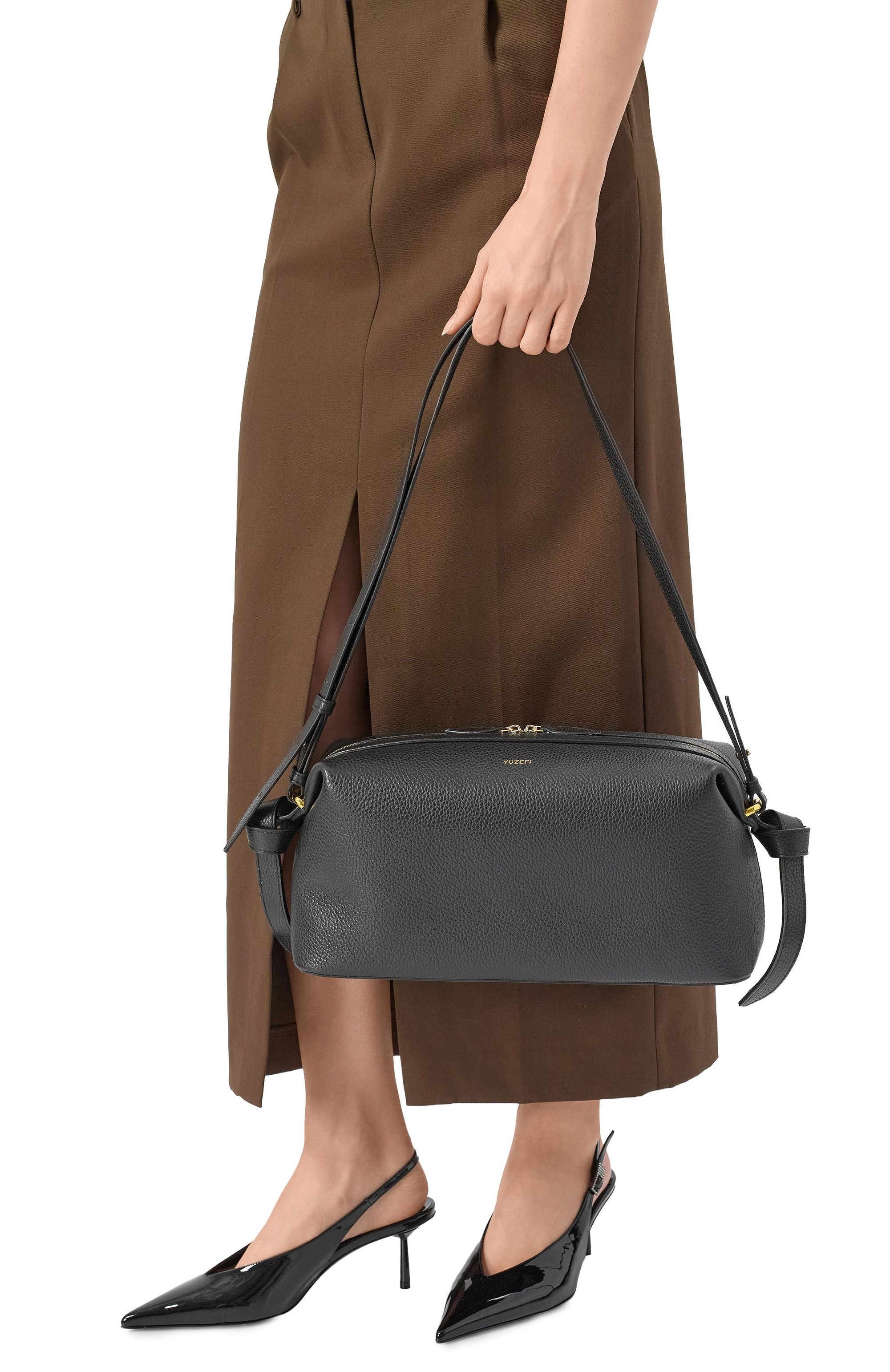 Сумка brioche YUZEFI, арт. BRI0CHE P0UCH/PEBBLE GRAIN LEATHER, фото 2