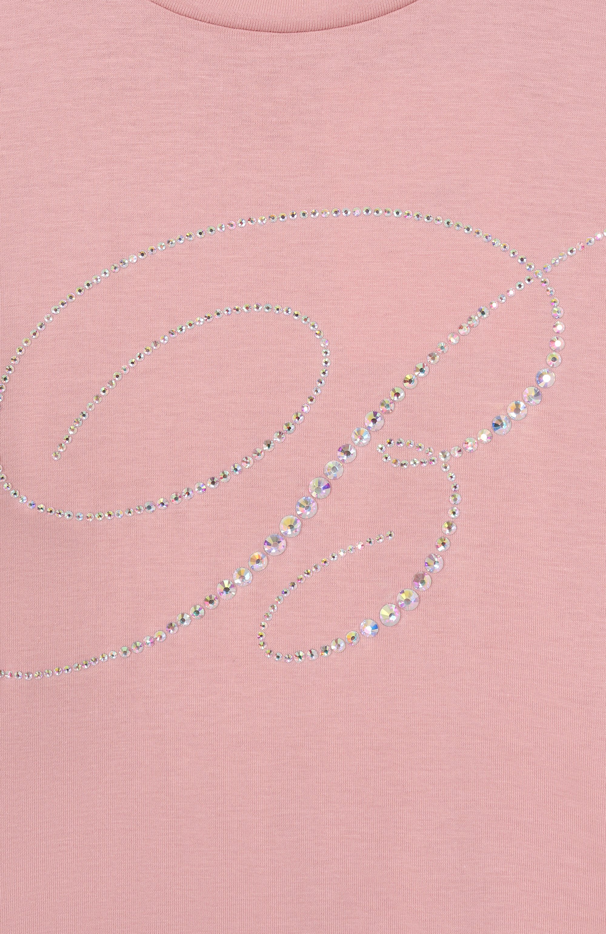 Хлопковая футболка BLUMARINE, арт. BFTS0270/JF031_001, фото 3