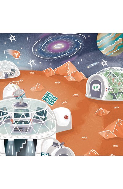 Магнитный набор космические приключения HAPE, арт. E1078_HP, фото 3