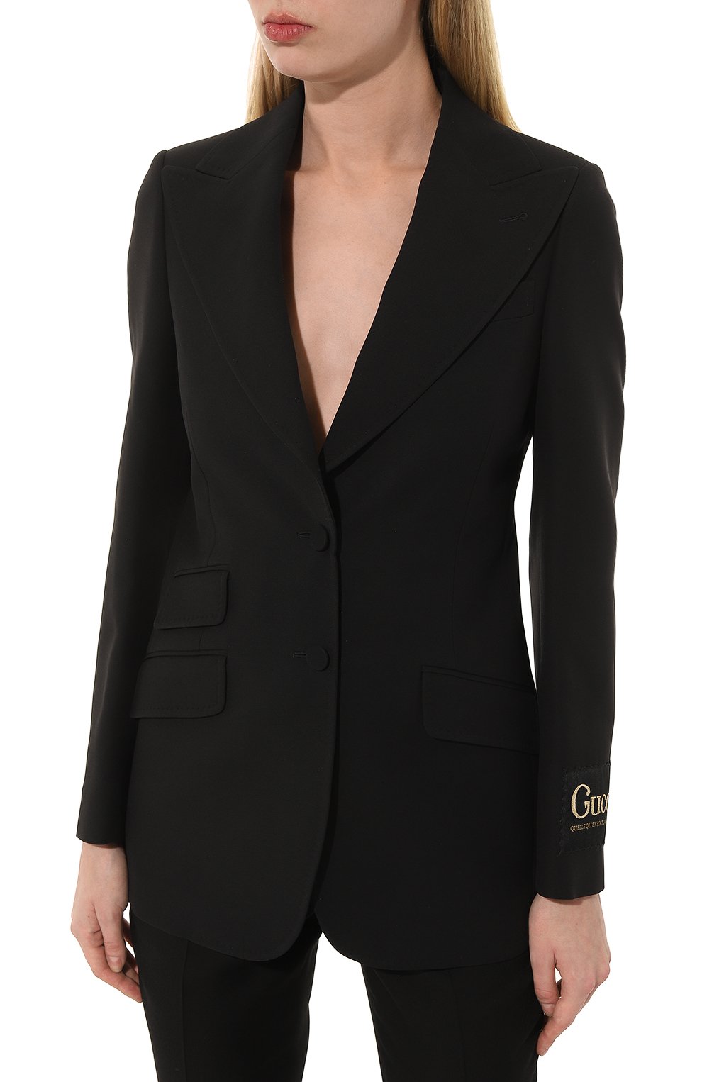 Жакет из шелка и шерсти GUCCI, арт. 632983 ZAD88, фото 3