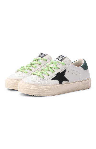 Кожаные кеды may GOLDEN GOOSE DELUXE BRAND, арт. GYF00496.F008670