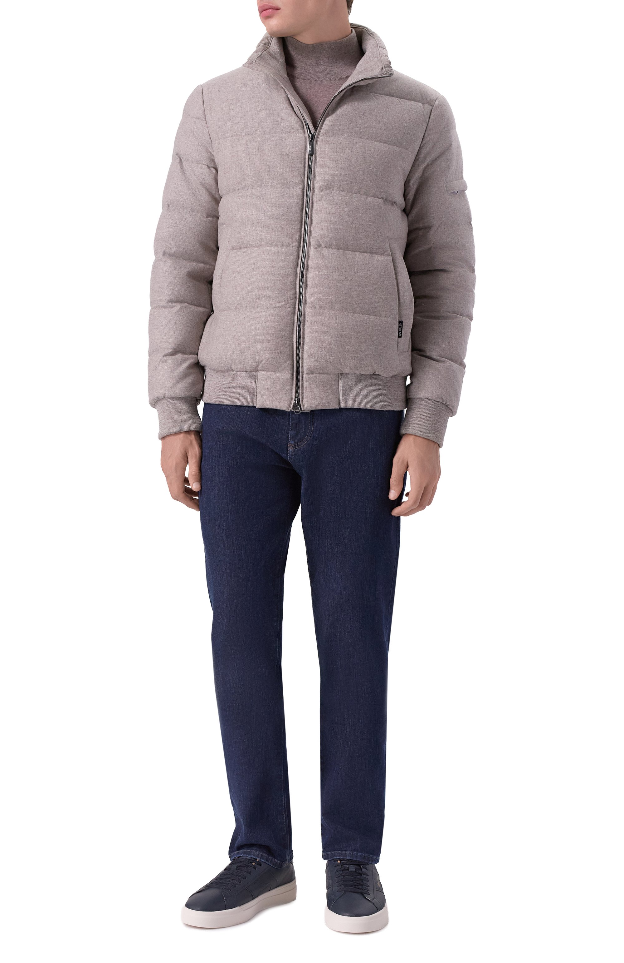 Кожаные кеды gloria SANTONI, арт. MBGG21967PNNKSIW, фото 2