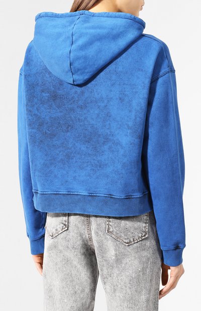 Хлопковое худи STELLA MCCARTNEY синего цвета по цене 97250 руб., арт. 600412/SNW46, фото 4 Хлопковое худи STELLA MCCARTNEY, арт. 600412/SNW46, фото 4