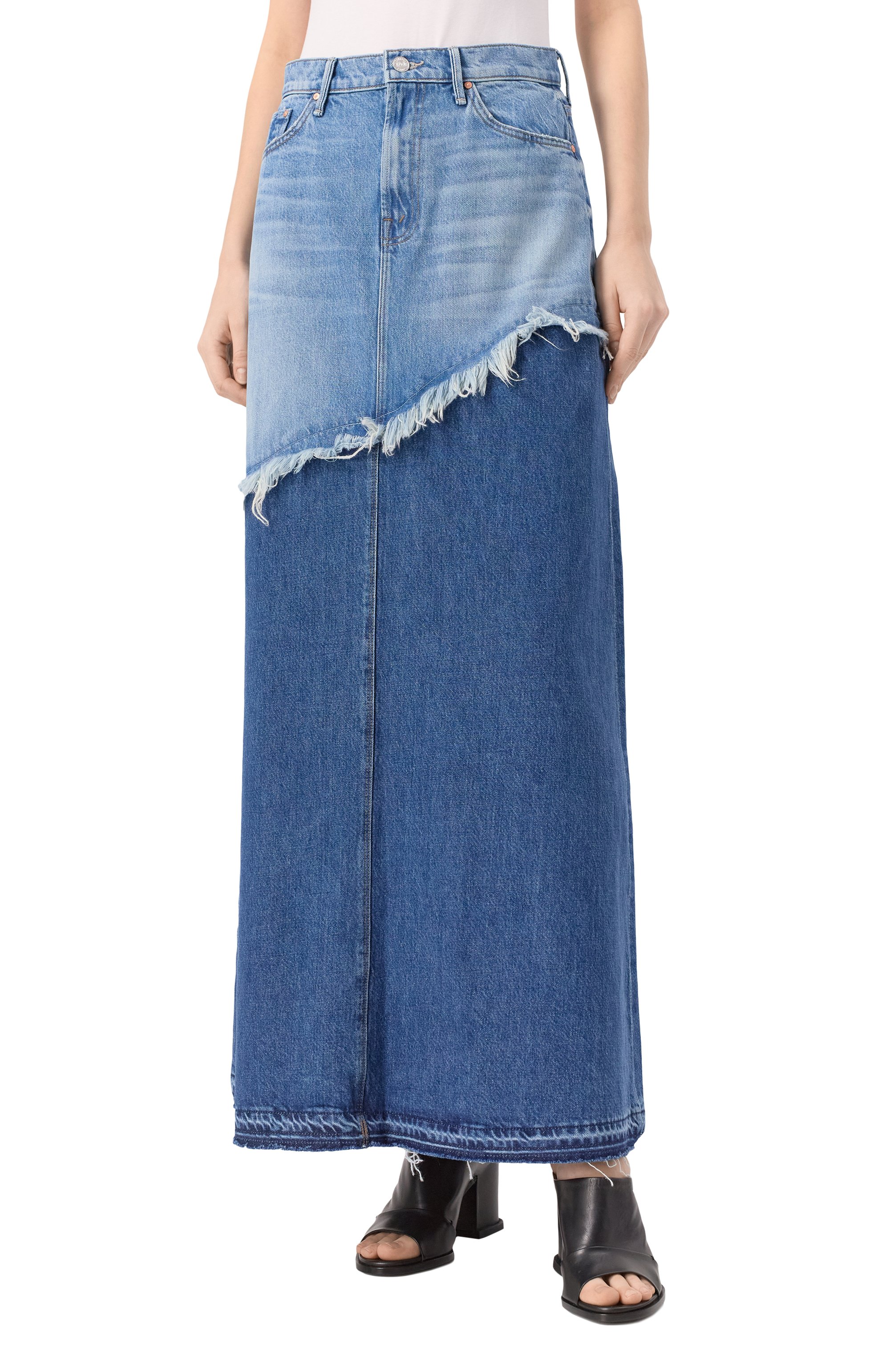 Джинсовая юбка MOTHER, арт. 90781-1085, фото 3