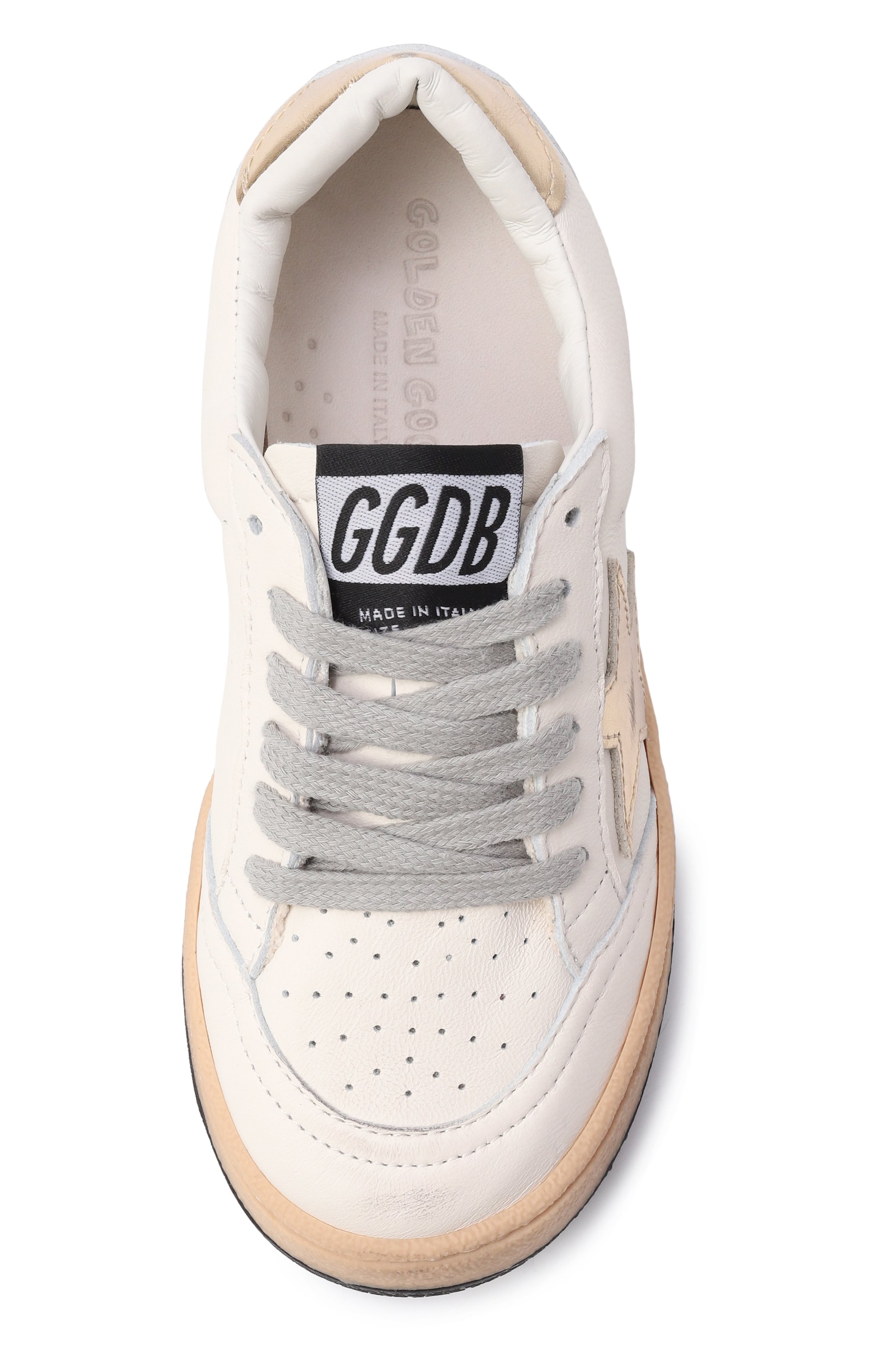 Кожаные кеды ball star GOLDEN GOOSE DELUXE BRAND, арт. GYF00439.F004244, фото 4