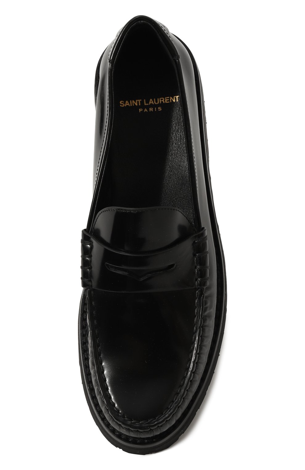 Кожаные пенни-лоферы SAINT LAURENT, арт. 716556/A09VV, фото 6