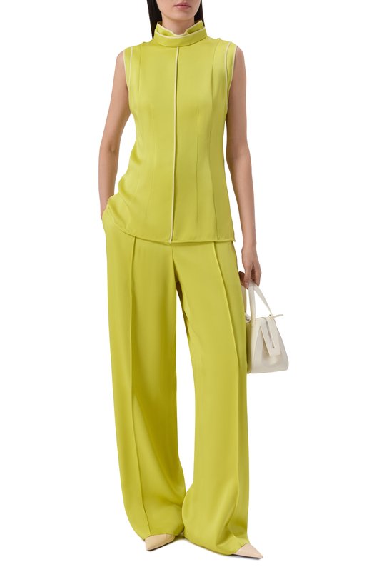 Брюки Jil Sander J02KA0380/J76018 Зелёный  J02KA0380/J76018 Фото 2