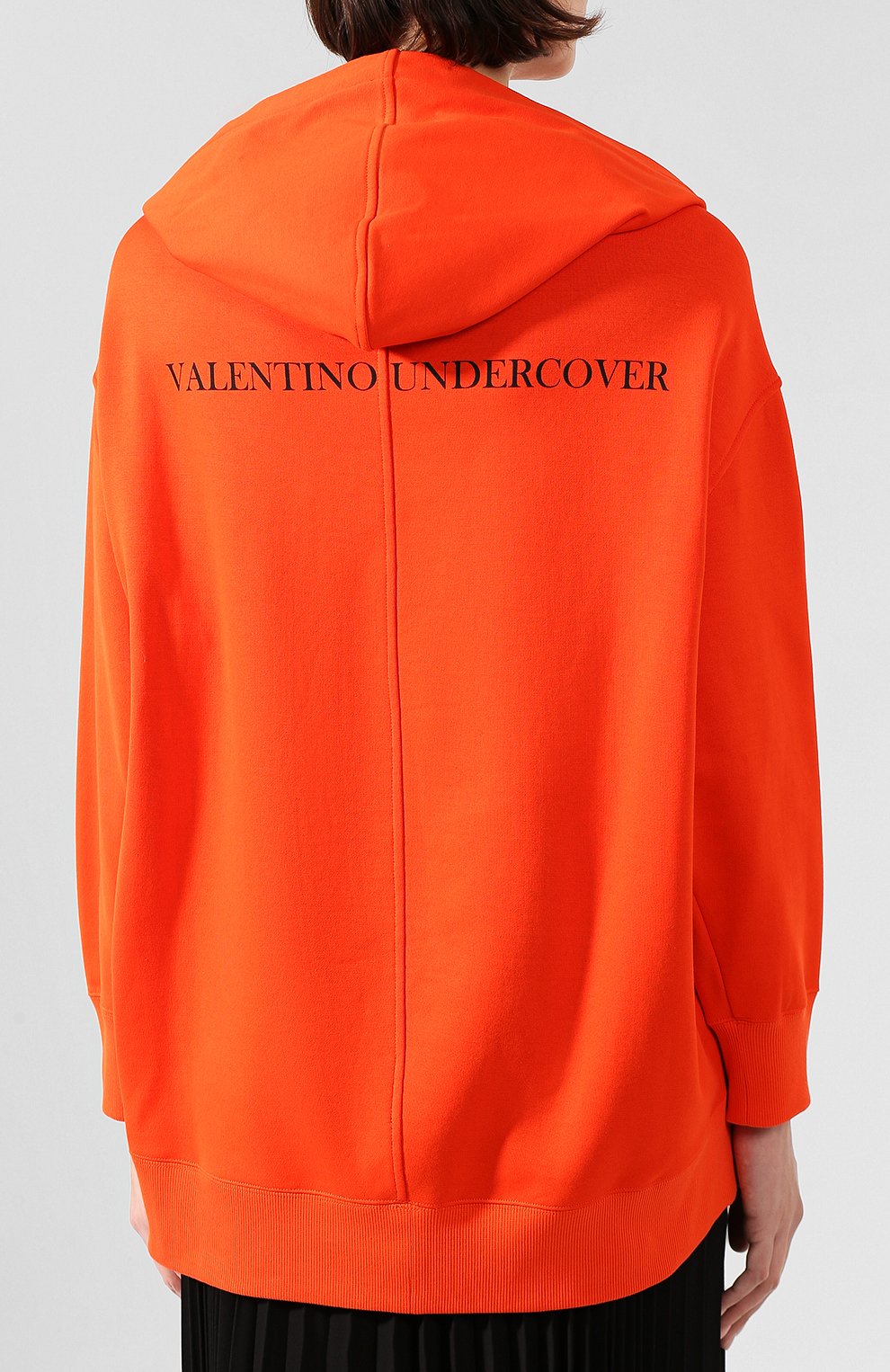 Хлопковое худи VALENTINO, арт. SB0MF03S4WM, фото 4