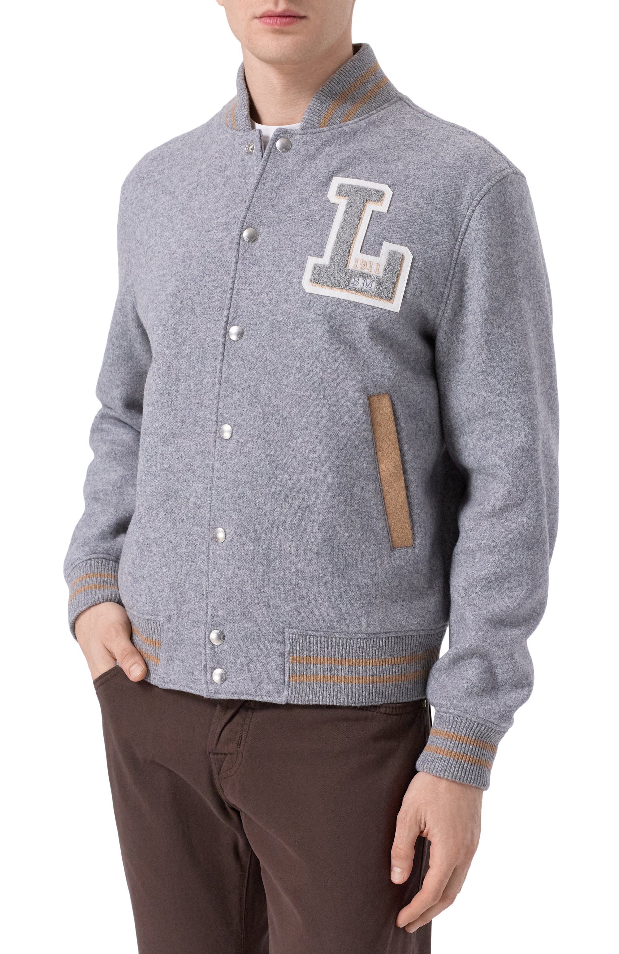 Шерстяной бомбер L.B.M. 1911, арт. 9379/55704, фото 3