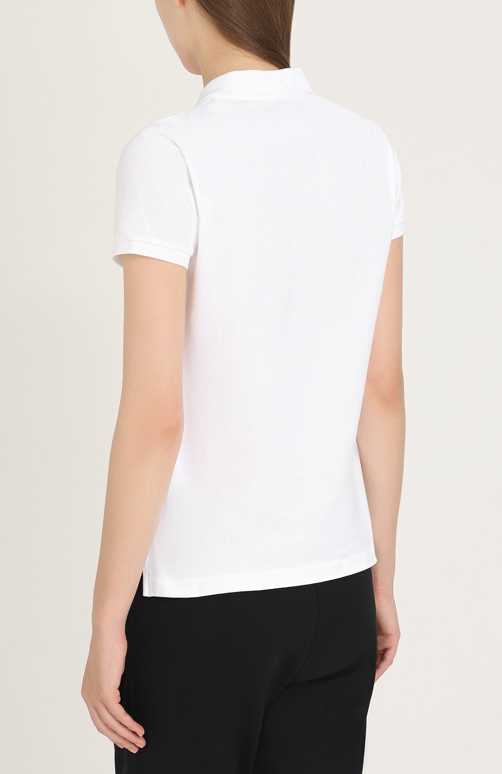 Хлопковое поло с вышитым логотипом бренда POLO RALPH LAUREN, арт. 211505669, фото 4