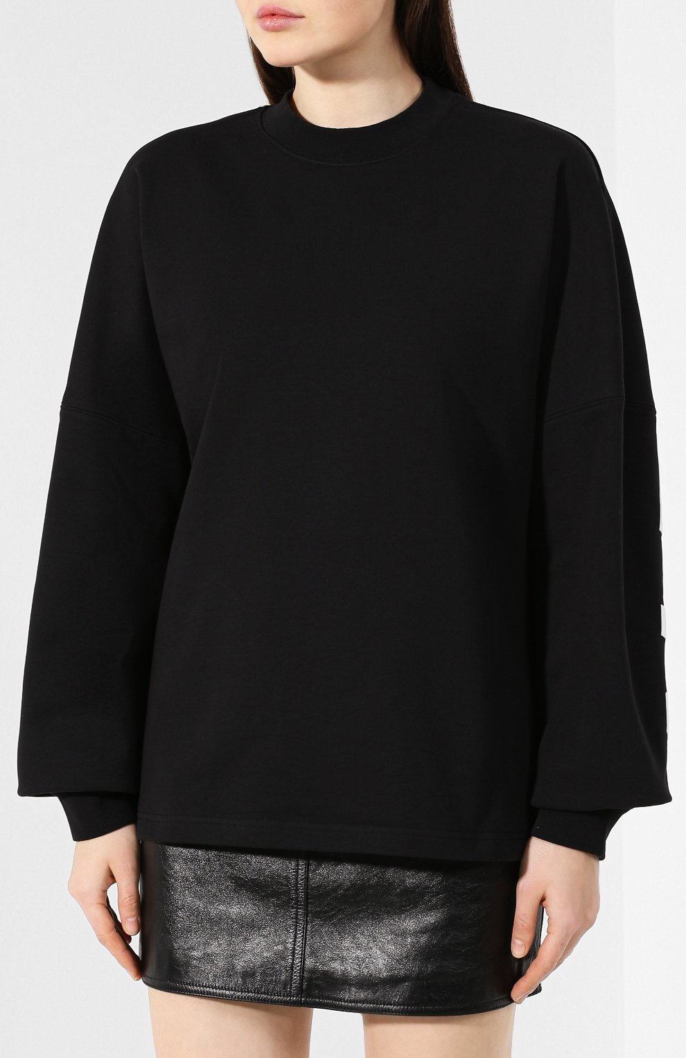 Хлопковый пуловер ALEXANDERWANG.T черного цвета по цене 48600 руб., арт. 4CC2191024, фото 3 Хлопковый пуловер ALEXANDERWANG.T, арт. 4CC2191024, фото 3