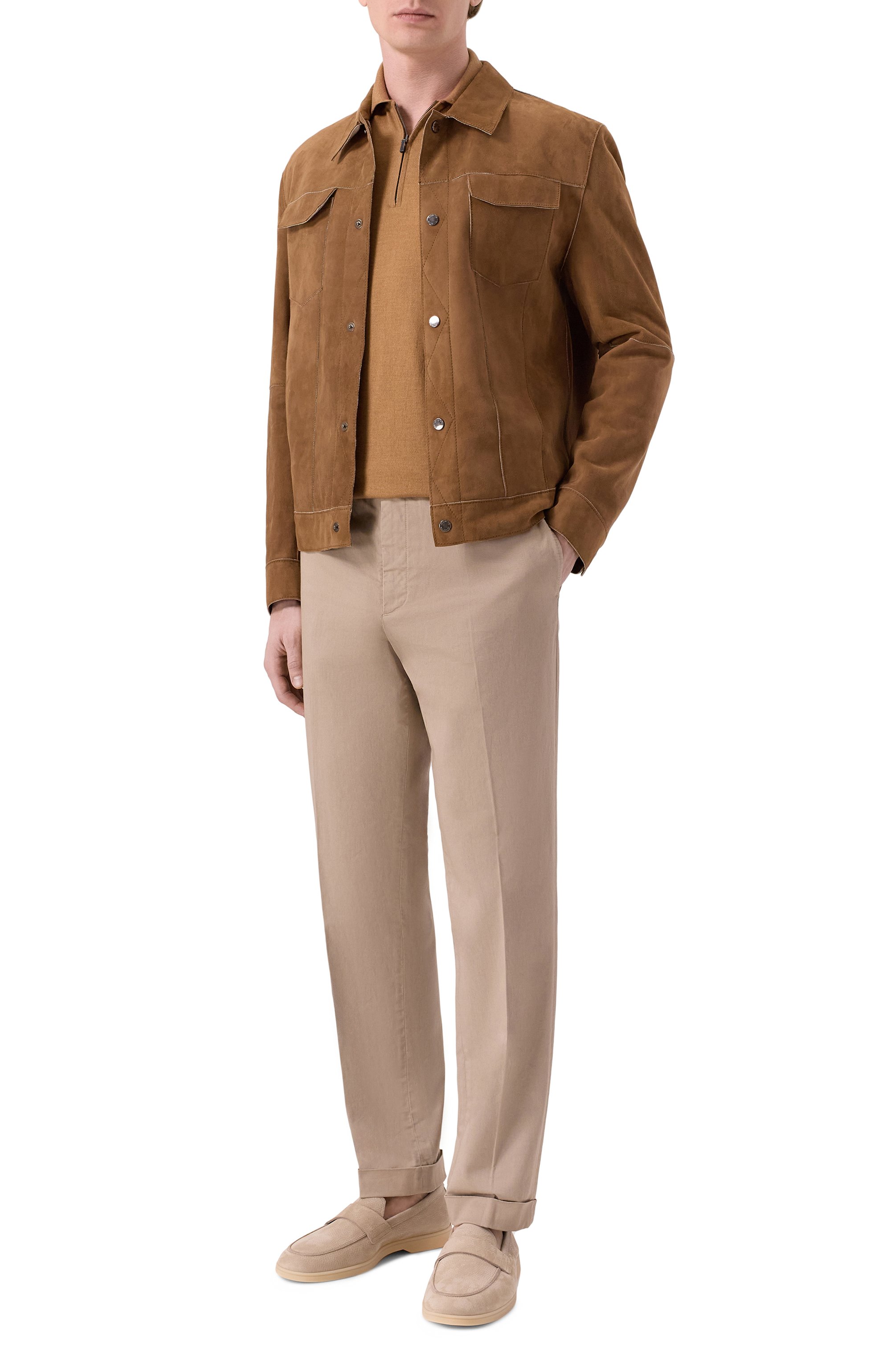 Лоферы из нубука H`D`S`N BARACCO, арт. CHIAIA.N.1*/R0DE0, фото 2