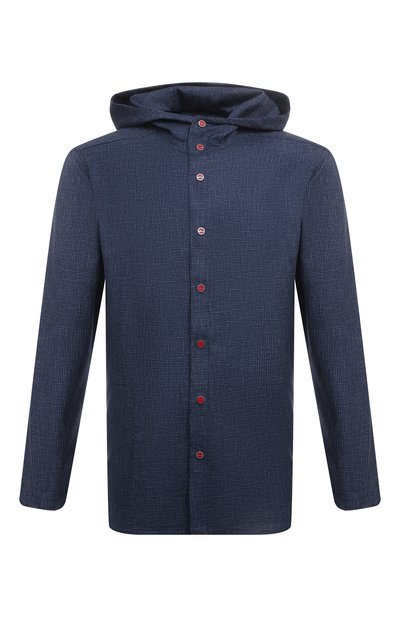 Мужская шерстяная рубашка KITON, арт. UMCPETEK0627C