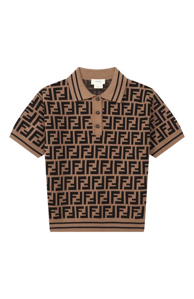 Поло из вискозы FENDI, арт. JMG094/AEYD_001