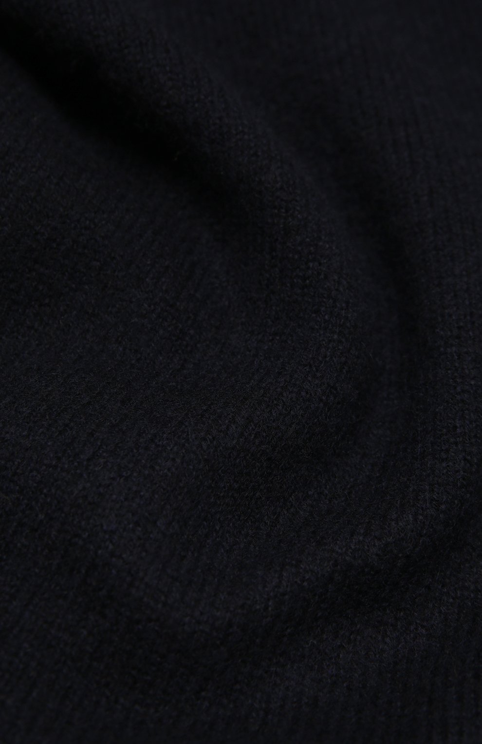 Кашемировый шарф ALLUDE темно-синего цвета по цене 26550 руб., арт. 215/11241, фото 3 Кашемировый шарф ALLUDE, арт. 215/11241, фото 3