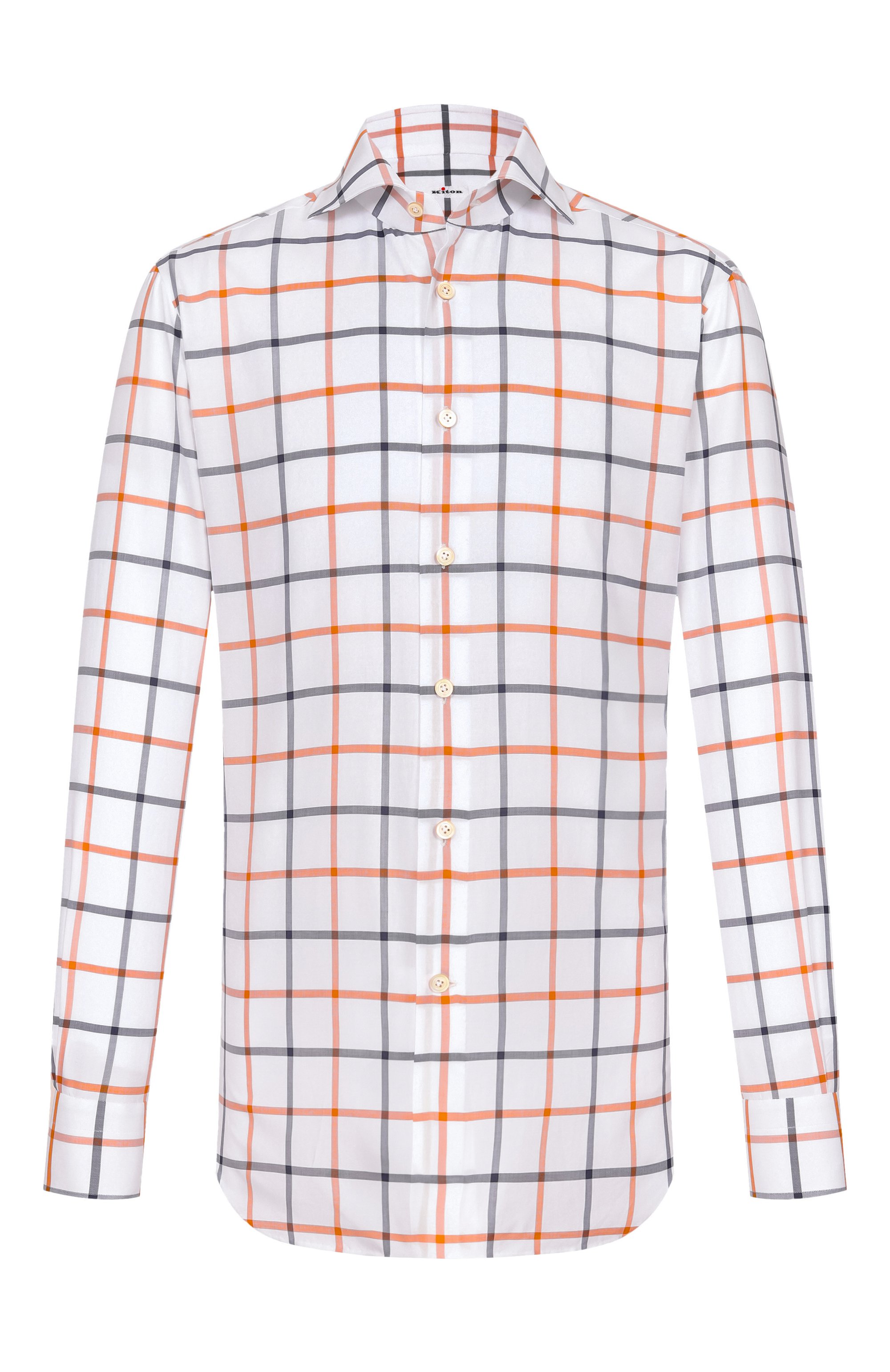 Хлопковая рубашка KITON, арт. UCCH09683, фото 1