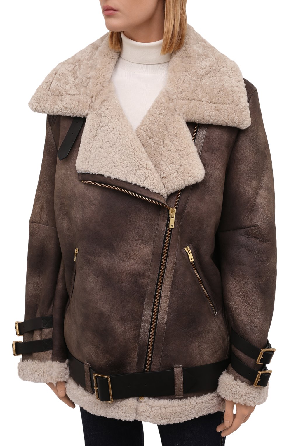 Дубленка из овчины GOLDEN GOOSE DELUXE BRAND, арт. GWP00677.P000554, фото 3