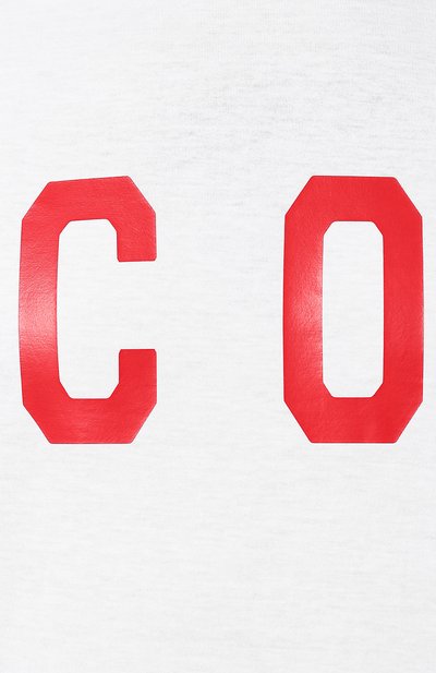 Хлопковая футболка DSQUARED2 белого цвета по цене 25450 руб., арт. S74GD0601/S22427, фото 5 Хлопковая футболка DSQUARED2, арт. S74GD0601/S22427, фото 5