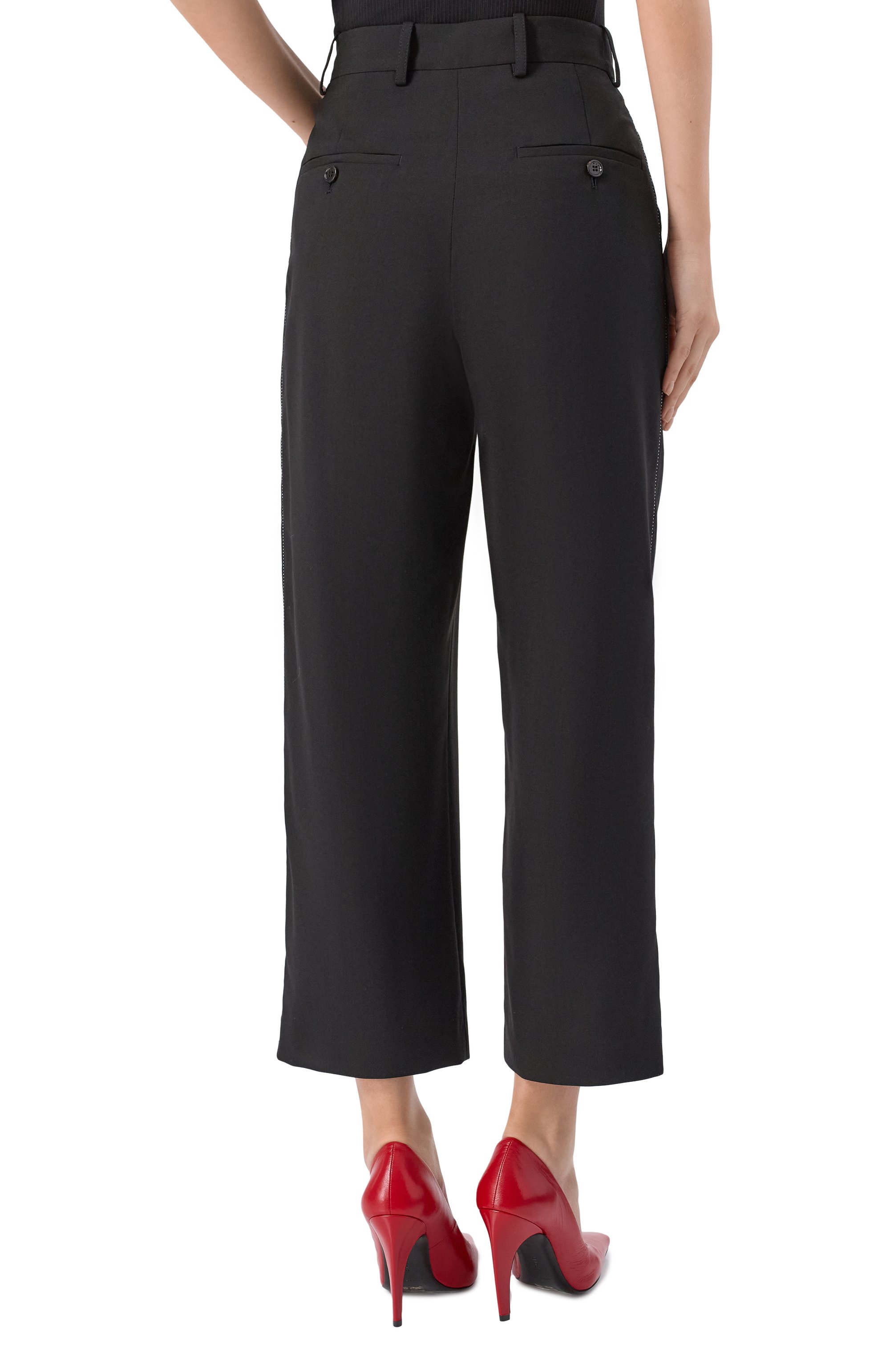 Шерстяные брюки MARNI, арт. PAMA0596A0/TW839, фото 4