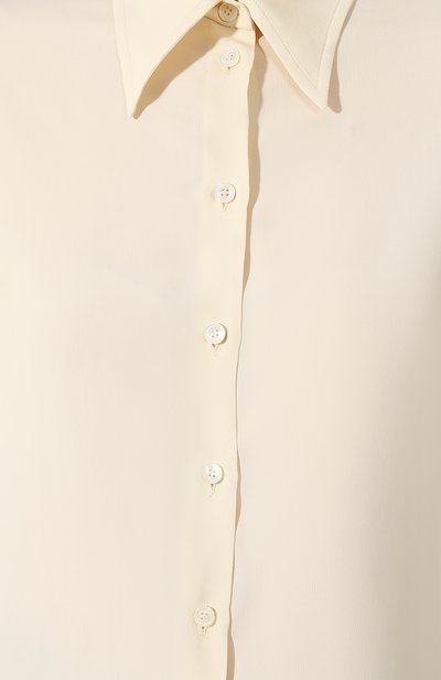 Блузка PHILOSOPHY DI LORENZO SERAFINI кремового цвета по цене 39250 руб., арт. A0201/2116, фото 5 Блузка PHILOSOPHY DI LORENZO SERAFINI, арт. A0201/2116, фото 5