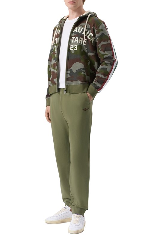 Хлопковая толстовка Aeronautica Militare FE2070UF00678 Разноцветный  FE2070UF00678 Фото 2