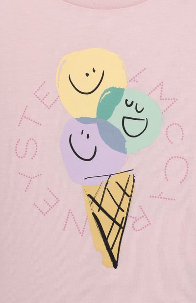 Хлопковая футболка STELLA MCCARTNEY, арт. TW8171, фото 3