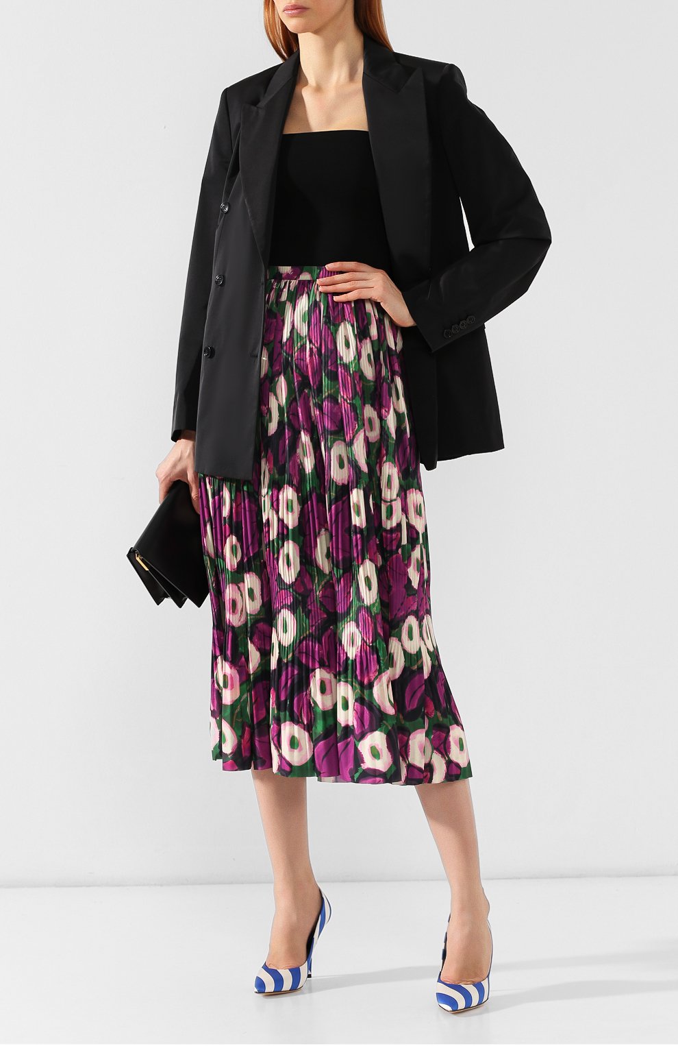 Юбка с принтом DRIES VAN NOTEN разноцветного цвета по цене 53550 руб., арт. 191-10873-7233, фото 2 Юбка с принтом DRIES VAN NOTEN, арт. 191-10873-7233, фото 2