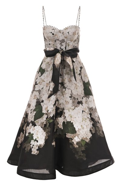 Женское платье изо льна и шелка ZIMMERMANN, арт. 3900DS253