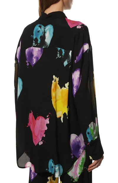 Рубашка из вискозы MSGM, арт. 3241MDE18 227153, фото 4