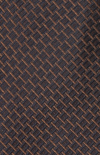 Шелковый галстук CANALI коричневого цвета по цене 16250 руб., арт. 18/HJ04065, фото 4 Шелковый галстук CANALI, арт. 18/HJ04065, фото 4
