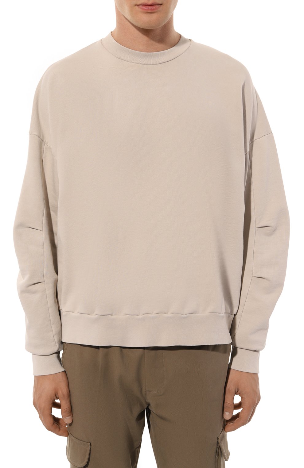 Хлопковый свитшот WHITE SAND, арт. 24WSU31 651-MR, фото 3