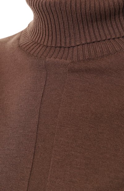 Водолазка из шерсти и шелка FREEAGE, арт. FW 20146-Br, фото 5