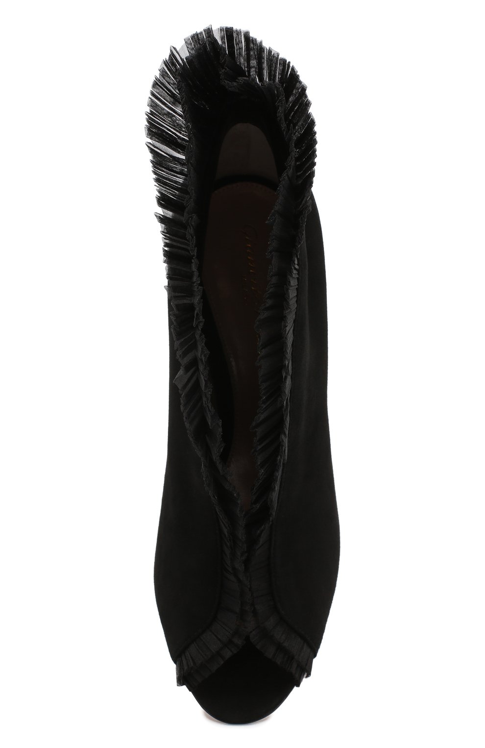 Замшевые ботильоны vamp GIANVITO ROSSI, арт. G50694.15RIC.C0GNENE, фото 5