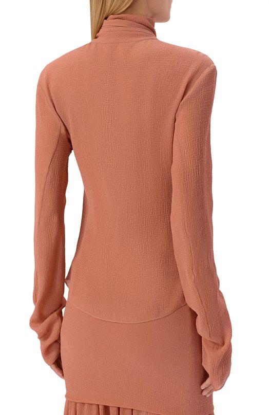 Шелковая блузка Petar Petrov S26TB17 Розовый  S26TB17 Фото 4