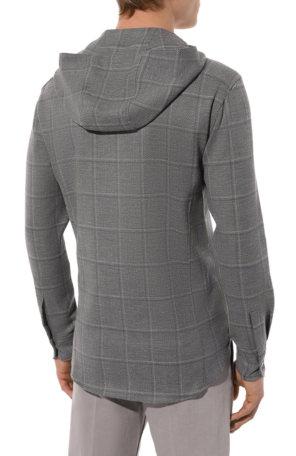 Рубашка из шерсти и льна KITON, арт. UMCMARK0642C, фото 4