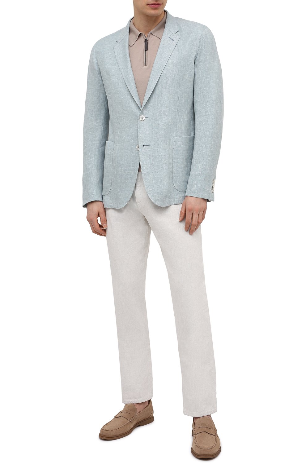 Пиджак изо льна и шерсти ZEGNA, арт. 949540/1DJSS0, фото 2