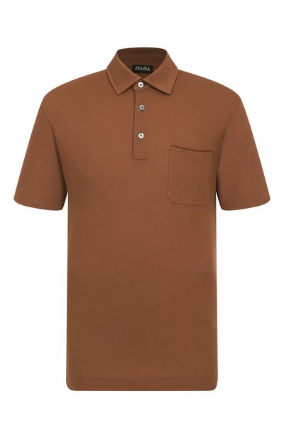 Мужское хлопковое поло ZEGNA, арт. F752/UF392A9