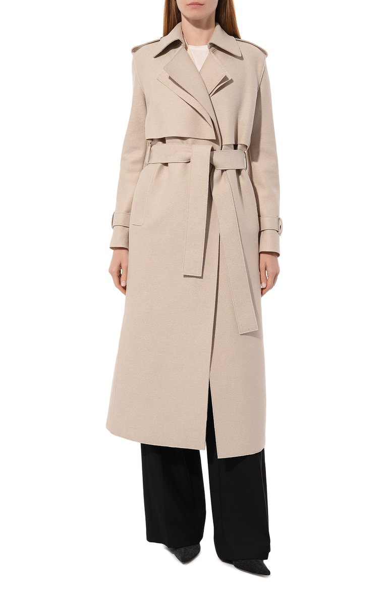 Шерстяное пальто HARRIS WHARF LONDON, арт. A1129MLK, фото 3