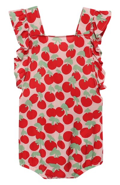 Комбинезон из вискозы STELLA MCCARTNEY красного цвета по цене 5535 руб., арт. 541111/SMK36, фото 1 Комбинезон из вискозы STELLA MCCARTNEY, арт. 541111/SMK36, фото 1