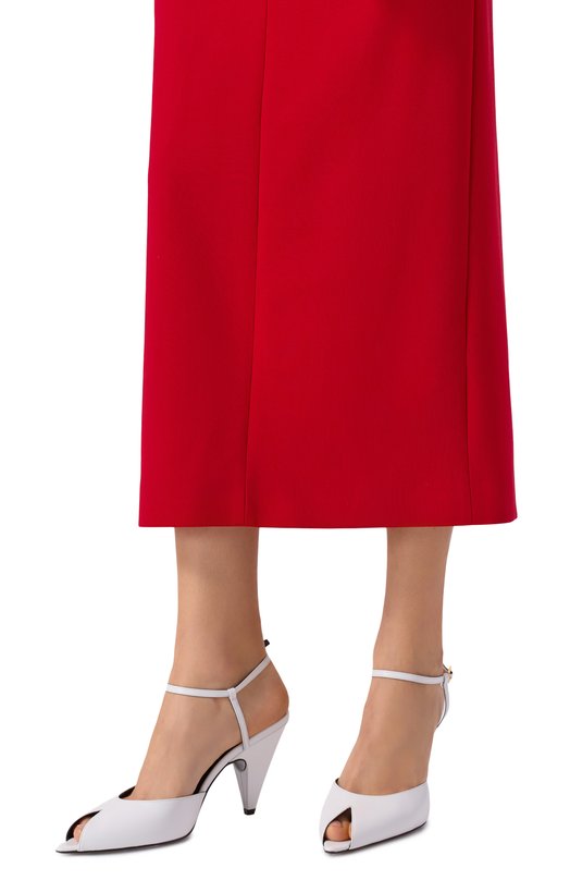 Кожаные босоножки Beak 85 Sergio Rossi B13190/MMVN13 Белый  B13190/MMVN13 Фото 2