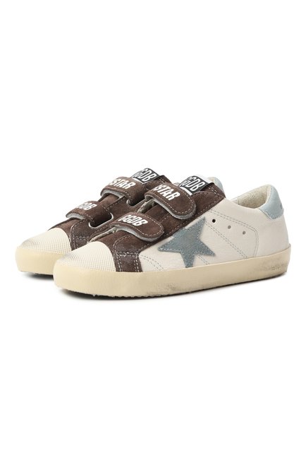 Кожаные кеды old school GOLDEN GOOSE DELUXE BRAND, арт. GYF00111.F007429