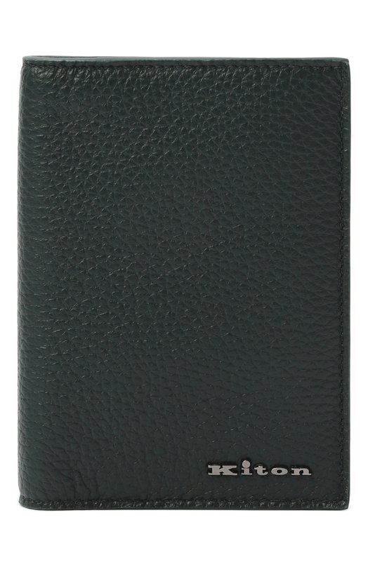 Кожаная обложка для паспорта Kiton UPEA043N0127104 Зелёный UPEA043N0127104