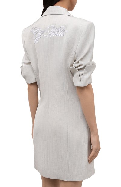 Платье из вискозы OFF-WHITE, арт. 0WDB303R21FAB001, фото 4