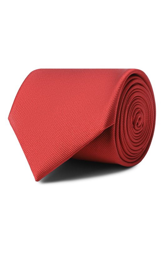 Шелковый галстук Brioni 061D00/PZ418 Красный 061D00/PZ418