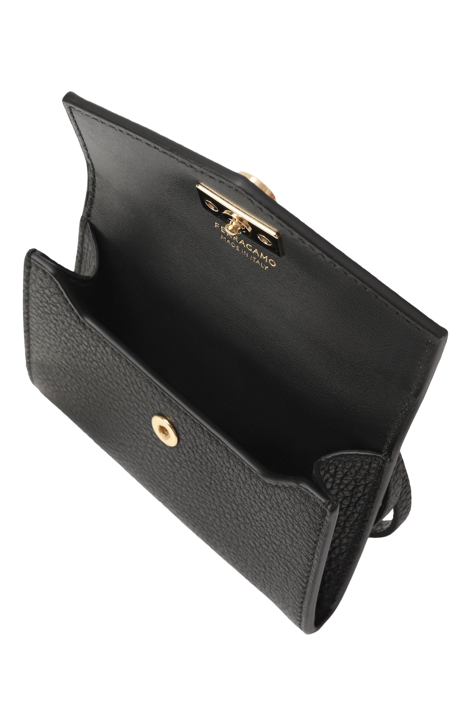 Кожаный футляр для кредитных карт FERRAGAMO, арт. 220979/785951, фото 3