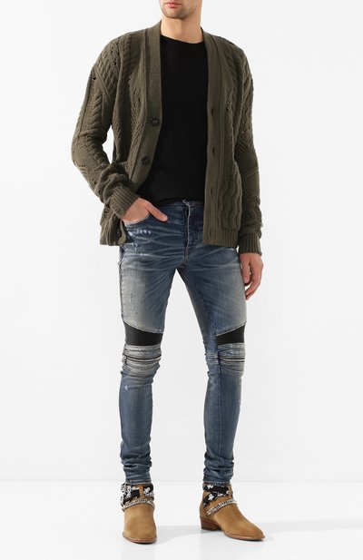 Замшевые сапоги AMIRI, арт. W9F22347SU, фото 2