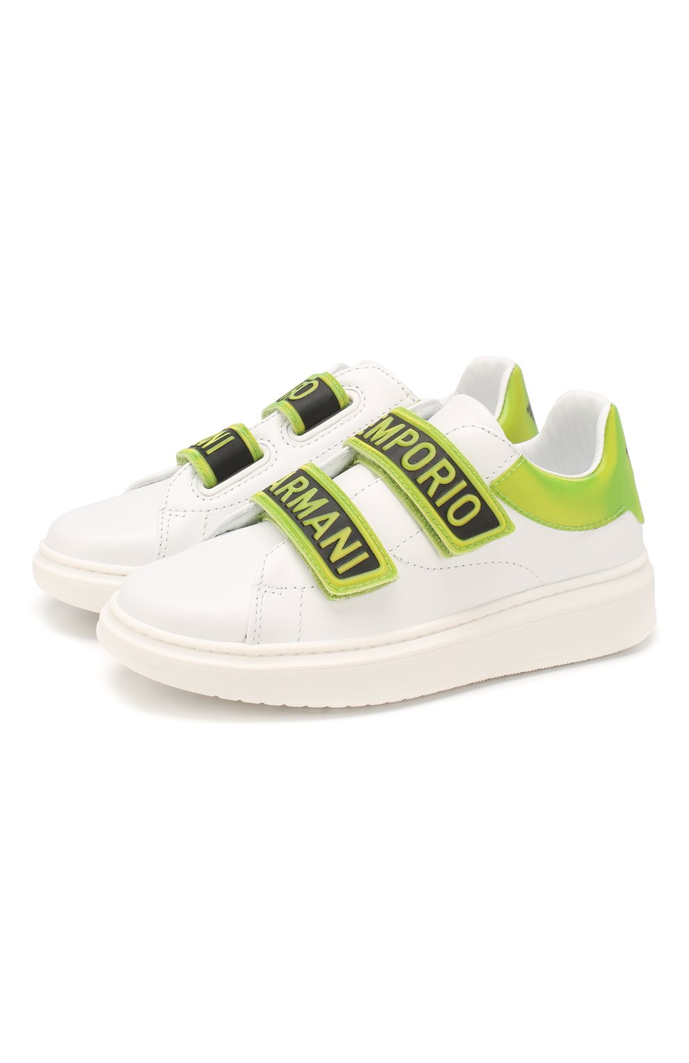 Кожаные кеды EMPORIO ARMANI, арт. XYX007/X0I33/28-34, фото 1