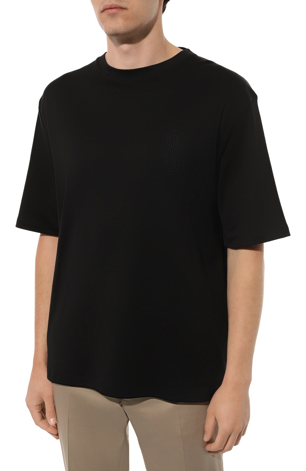 Хлопковая футболка STEFANO RICCI, арт. MNH3302640/LUXT, фото 3